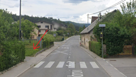 Brezje - lokacija radarja